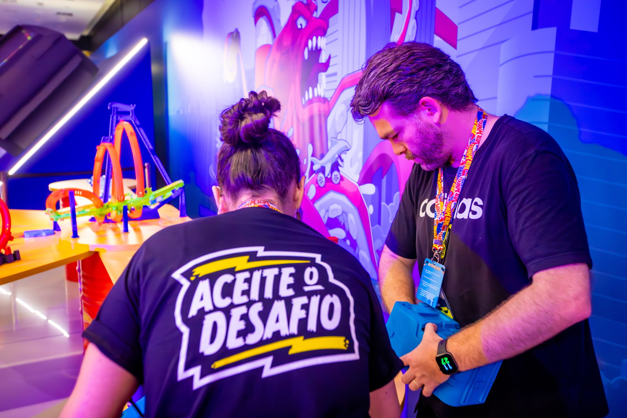 Hot Wheels City Experience que está acontecendo no Shopping Praia de Belas, em Porto Alegre/RS FOTO: Marcos Nagelstein/Agência Preview.