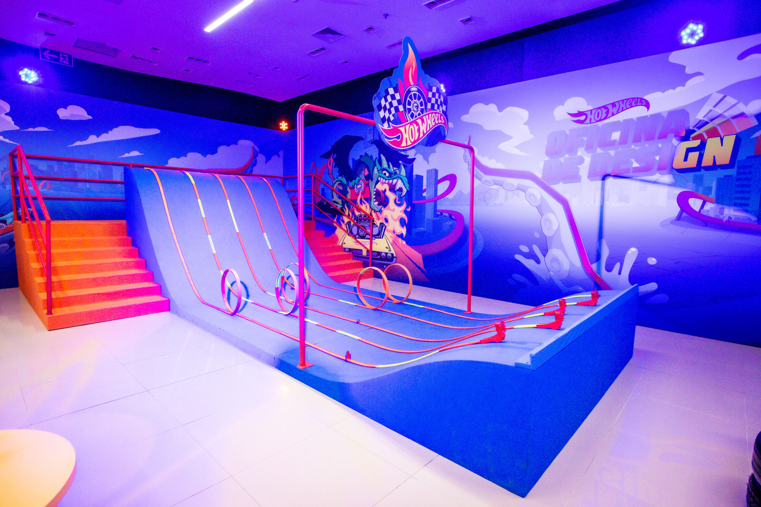 Hot Wheels City Experience que está acontecendo no Shopping Praia de Belas, em Porto Alegre/RS FOTO: Marcos Nagelstein/Agência Preview.